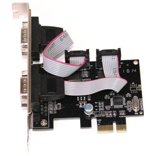 Carte contrôleur Pci Express vers Rs232, adaptateur de Port Com pour imprimante, Scanner, Modem, Port série Pci-E 2, puce Wch382