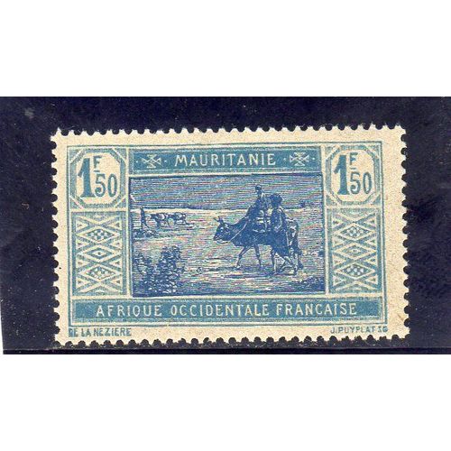 Timbre-Poste De Mauritanie (Caravane Dans Le Désert)