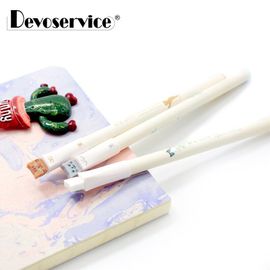 Stylo À Bille En Forme De Chat, 2 Pièces/Paquet, Stylo À Bille À Rouleau 0.38, Papeterie Kawaii, Fournitures Scolaires Et De Bureau