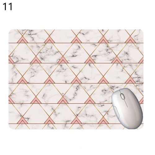 Nouveau tapis de souris écologique, résistant à l'usure, bloc à rayures en marbre, repose-poignet pour PC