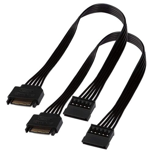 Câble D'extension D'alimentation Sata Mâle À Femelle, Adaptateur De Câble D'alimentation 15 Broches Pour Disque Dur Hd