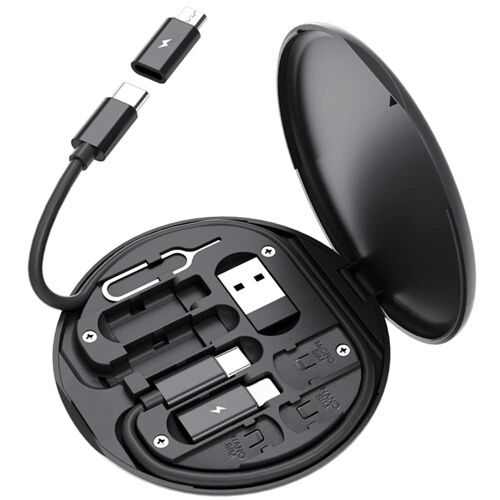 Kit Adaptateur 60 W Type-C Vers USB Vers Charge pour TéLéPhones Mobiles 14 13 12 Pro OTG Converter Multi Storage Box