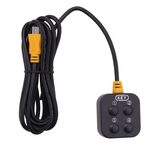 Commutateur KVM USB VGA pour 4 ordinateurs, moniteur HD et 3 périphériques USB, clavier, souris, Scanner, imprimante