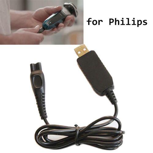 Chargeur de rasoir 8V pour tondeuse à barbe, cordon d'alimentation pour Philips One Blade, HQ850