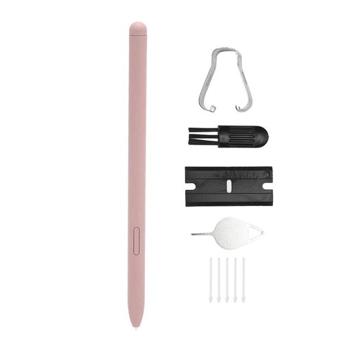 Pour Tab S6 Lite Stylus Stylet Stylo Intelligent en Plastique Durable de Taille Précise Très Sensible avec 5 Embouts pour SM P610 SM P615 Tablette Rose