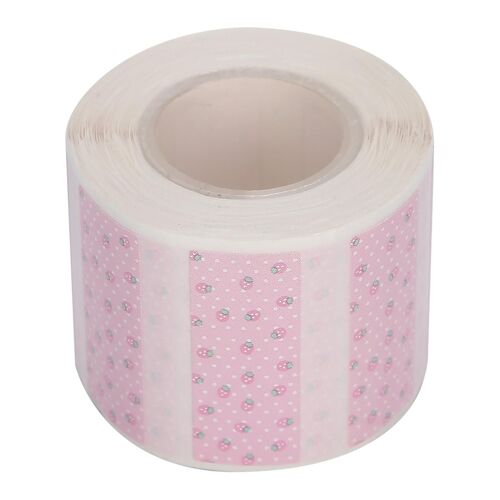 30x12mm Thermique Étiquette Papier Imperméable Oilproof Autocollant Motif Fraise Pour Imprimantes De Bureau Eq11