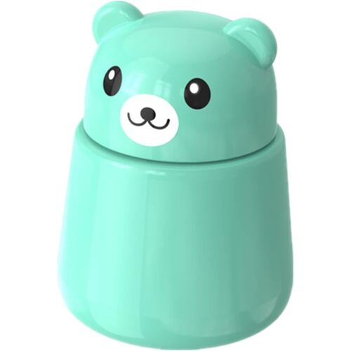 Broyeur de pilules ours mignon (vert), broyeur de pilules portable, broyeur de pilules, étui de rangement pour conteneur