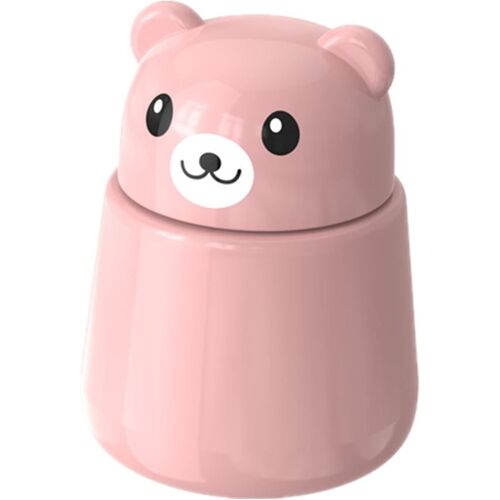 Broyeur de pilules ours mignon (rose), broyeur de pilules portable, broyeur de pilules, étui de rangement pour conteneur