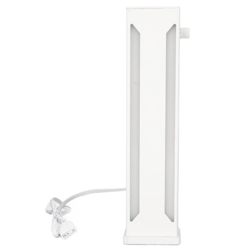 Support GPU ARGB Base Magnétique en Alliage d'aluminium Coulissant Support GPU Réglable pour Carte Graphique de Bureau Blanc