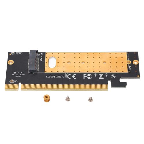 Adaptateur M.2 vers PCIE3.0 8 Go/s Vitesse PCIE X16 Extension sans emplacement 2280/2260/2242/2230 avec trou d¿émission de chaleur pour Windows
