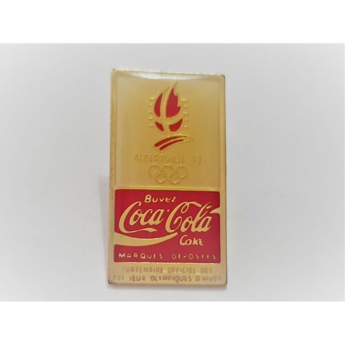Pins Jeux Olympiques Coca Cola Coke Albertville 92
