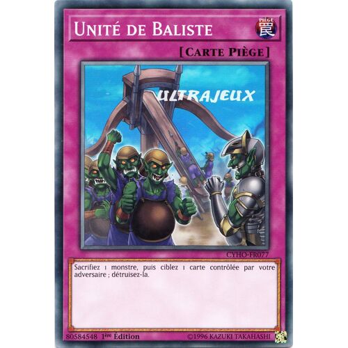 Yu-Gi-Oh! - Cyho-Fr077 - Unité De Baliste - Commune Short Print
