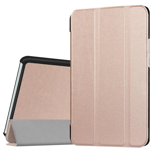 Mediapad M3 8.4 Coque, Saturcase Pu Cuir Flip Pliable Folio Stand Protecteur Tablette Case Cover Housse Étui Coque Pour Huawei Mediapad M3 8.4 (Or)