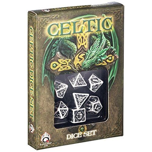 Celtic 3d Dice Whiteblack 7 Board Game