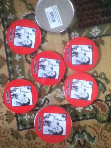 Sous-Verres Coca-Cola Dans Boîte Métal Ronde Dia 9,5 Cm