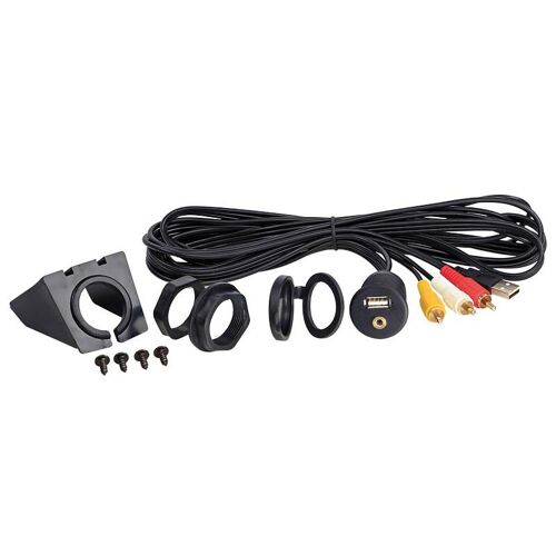3.5 mm Aux + USB > Cinch / USB