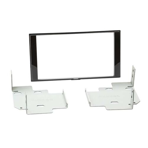 Adaptateur de façade 2-DIN pour Nissan Micra / Note 2013 > noir piano