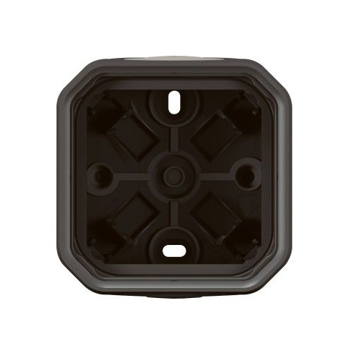 Boîtier saillie embouts à membrane - 1 poste - anthracite LEGRAND