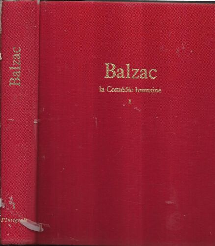 La Comédie Humaine, Tome 1