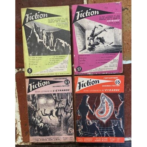 Lot De 4 Fiction Revue Litteraire De L Étrange