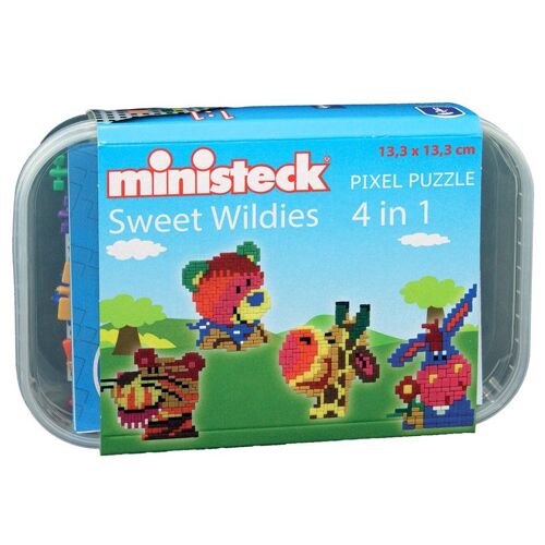 Ministeck 32575 Sweet Wildies 4 En 1 510 Pi Ces De Jeu