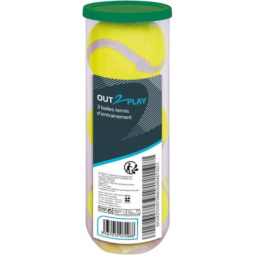 Tube 3 Balles Tennis Entrainem