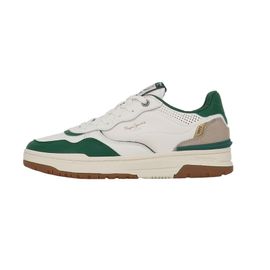 Chaussures Basses Cuir Ou Simili Pepe Jeans Chester Ivy M Blanc