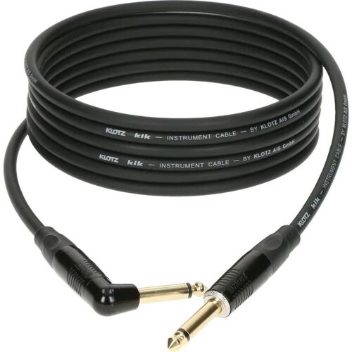 Klotz KIKKG9.0PRSW câble d'instrument jack 6,35 mm mono coudé - droit 9 m