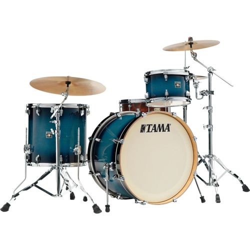 Tama Cl32rzs-Bab Superstar Classic Gloss Blue Laquer Burst Kit De Batterie 3 Fûts