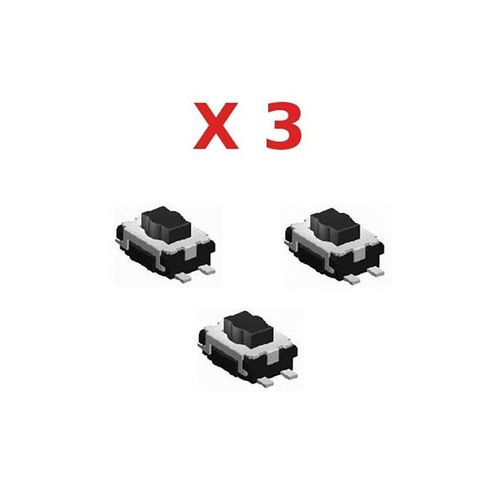 3x Switch Bouton Clé Télécommande Plip Peugeot Citroen Renault @Pro-Plip