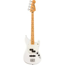 Fender Player Ii Mustang Bass Pj Mn Polar White Basse Électrique