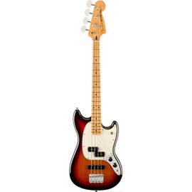 Fender Player Ii Mustang Bass Pj Mn 3-Color Sunburst Basse Électrique