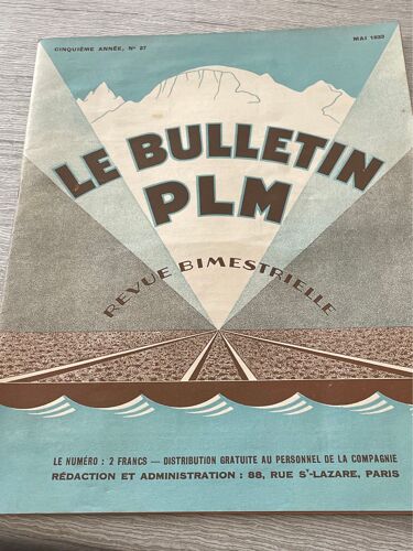 Bulletin Plm N 28 Mai 1933