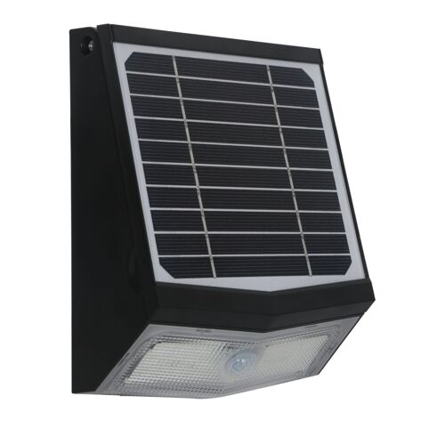 Applique solaire déportée + détecteur de mouvement 500lm classe A++ Eos - Voltman