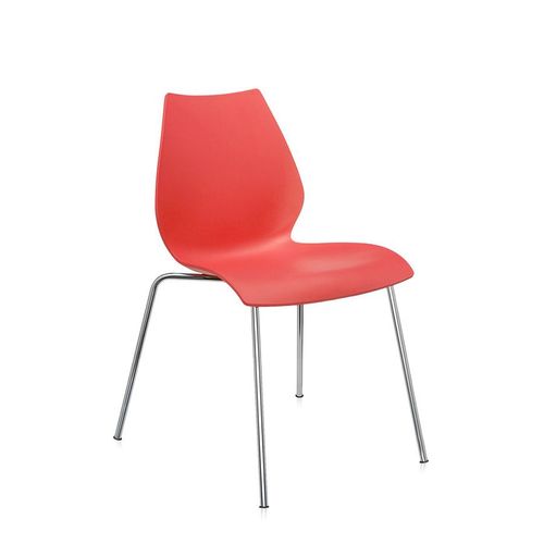 Kartell Set De 2 Chaises Maui (Pourpre - Polypropylène Coloré Dans La Masse)