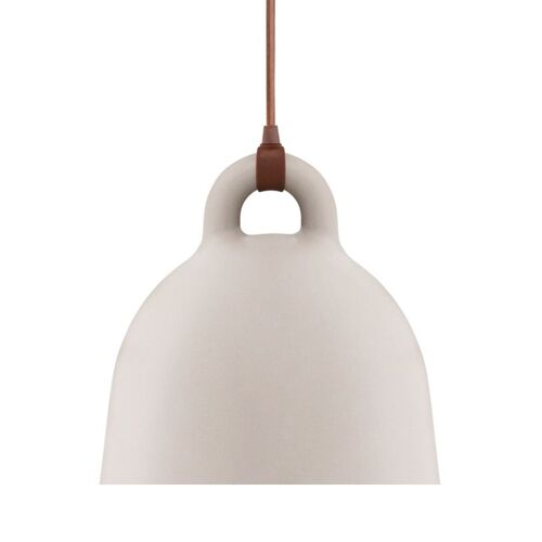 Normann Copenhagen Lampe À Suspension Bell Large (Sable - Aluminium Et Corde En Tissu)
