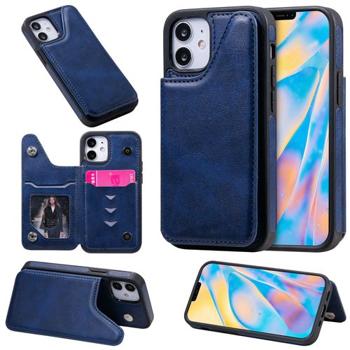 Coque Iphone 12 Mini,Etui Pour Iphone 12 Mini,Coque En Cuir Pour Iphone 12 Mini,Convient A Etui La Iphone 12 Mini,Bleu