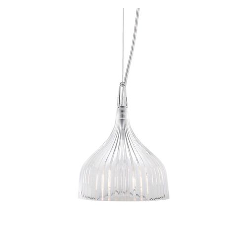 Kartell Lampe À Suspension E' È (Cristal - Polycarbonate 2.0 À Partir De Matière Première Renouvelable)