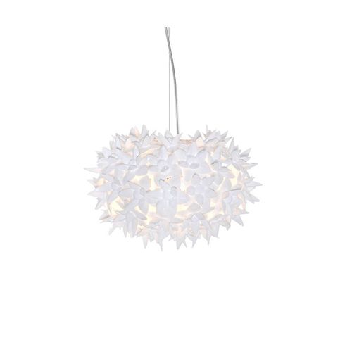 Kartell Lampe À Suspension Bloom New (Blanc Ø 28 Cm - Technopolymère Thermoplastique Coloré Dans La Masse)