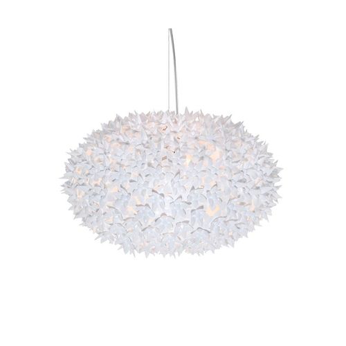 Kartell Lampe À Suspension Bloom New (Blanc Ø 53 Cm - Technopolymère Thermoplastique Coloré Dans La Masse)