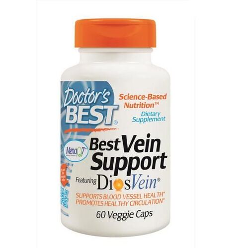 Doctor's Best, Best Vein Support, Mettant En Vedette Diosvein, 60 Caps Veggie 