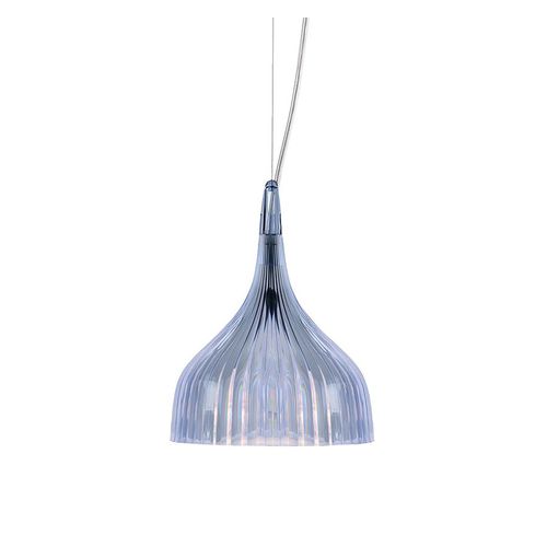 Kartell Lampe À Suspension E' È (Bleu - Polycarbonate 2.0 À Partir De Matière Première Renouvelable)