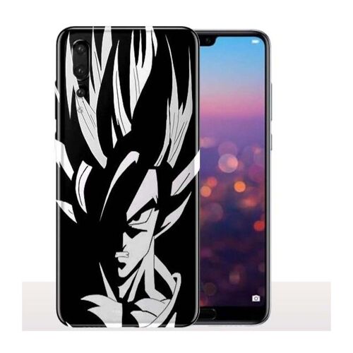 Coque Huawei P20 Vegeta Black And White
