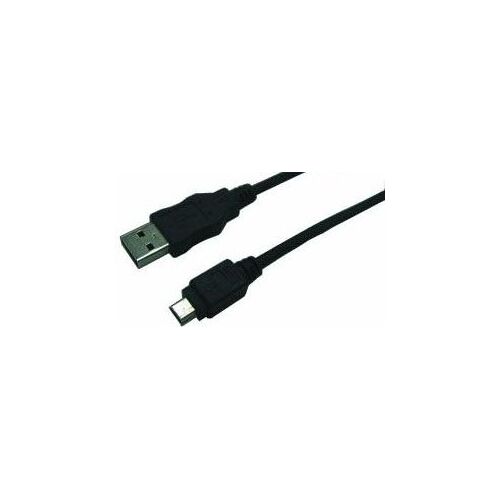 LogiLink CU0014 câble USB USB 2.0 1,8 m USB A Mini-USB B 0,48 Gbit/s Noir