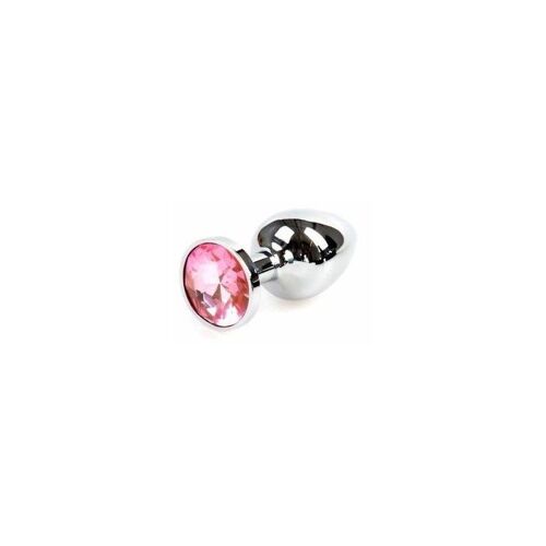 Plug Anal Metal Rosebud Taille M Couleur Rose