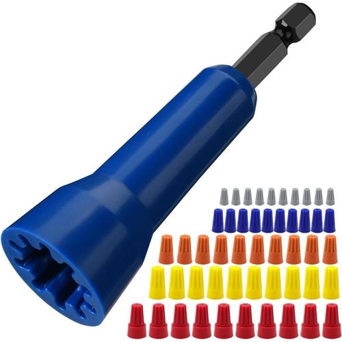 Le Kit D¿Outils De Torsion De Fil Comprend 1xwire Twister Tool+50pcs Wire Caps(W59)