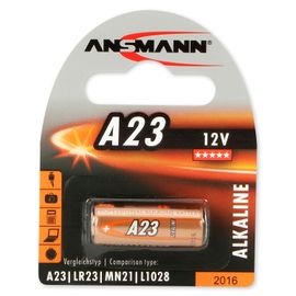 Pile Ansmann Alcaline A23, MN21, V23GA, KE23A-1, LRV08 et K23A (1pce)