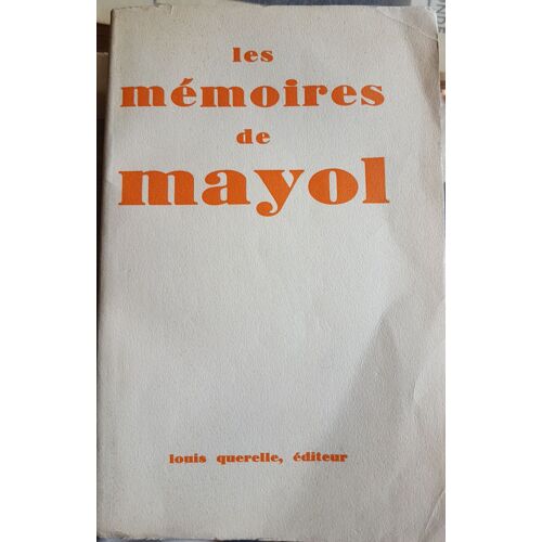 Mémoires - Bel Envoi De L'auteur (Voir La Photo)