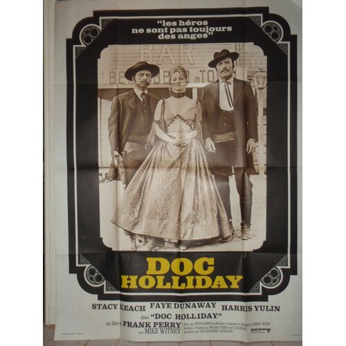 Doc Holliday - 1971 - Affiche Originale Pliée 120 X 160 - Stacy Keach - Faye Dunaway - Western
