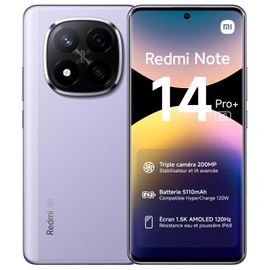 Xiaomi Redmi Note 14 Pro+ 5G 512 Go Violet